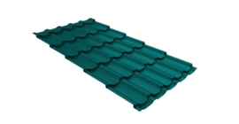 Профиль волновой квинта плюс 0,45 PE RAL 5021 водная синь