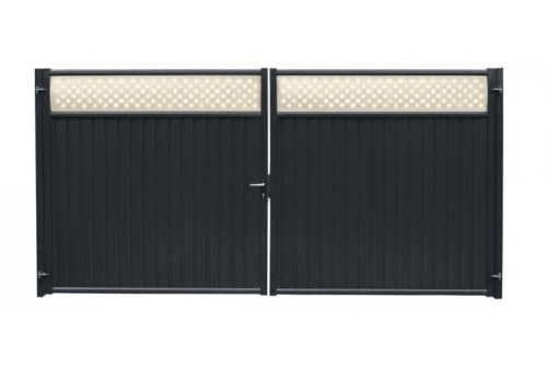 Ворота Estet Plus 2,0x3,6 RAL 7024/1013