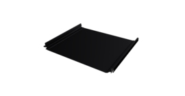 Кликфальц Pro Grand Line 0,5 Satin с пленкой на замках RAL 9005 черный