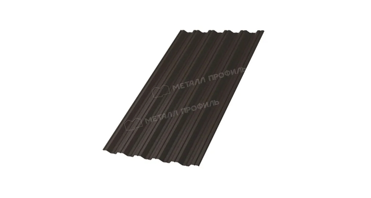 Профилированный лист НС-35х1000-A (VALORI-20-DarkBrown-0,5)