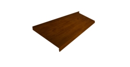 Отлив простой 250 0,45 Print Premium Golden Wood Intense FTC (3м)