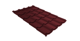 Профиль волновой Камея (Kamea) 0,45 Drap TX RAL 3005 красное вино