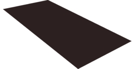 Плоский лист 0.45 Drap ST с пленкой RAL 9005 черный