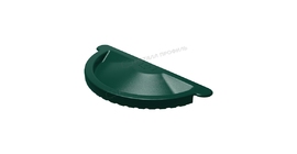 Заглушка желоба Металл Профиль Foramina PUR D125 RAL 6005