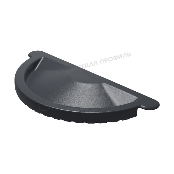 Заглушка желоба Металл Профиль Foramina PUR D125 RAL 7024