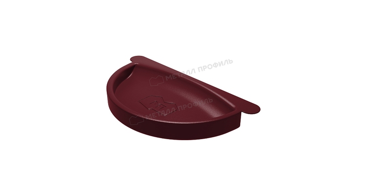 Заглушка желоба Металл Профиль Foramina PUR D150 Ral 3005