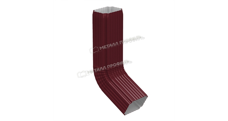 Колено трубы Металл Профиль БЮДЖЕТ 76х102 RAL 3005