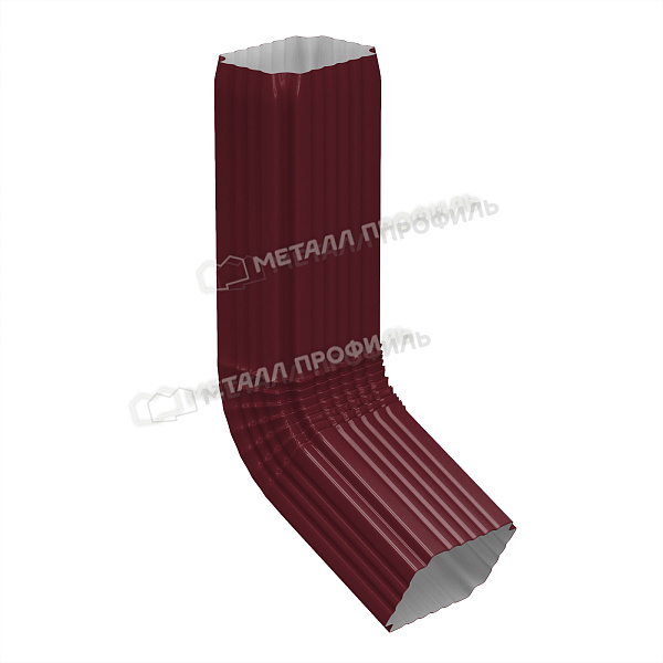 Колено трубы Металл Профиль БЮДЖЕТ 76х102 RAL 3005