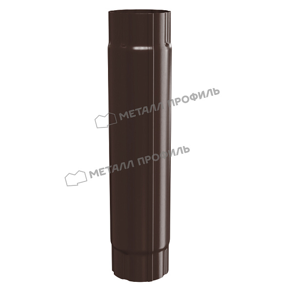 Труба соединительная Металл Профиль GS lite D90х1000 RAL 8017