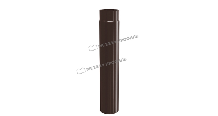 Труба водосточная Металл Профиль GS lite D90х3000 RAL 8017