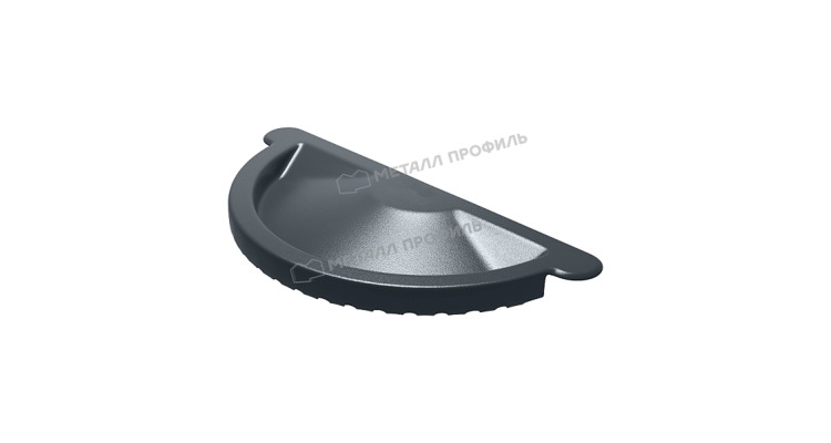 Заглушка желоба Металл Профиль GS lite D125 RAL 7024