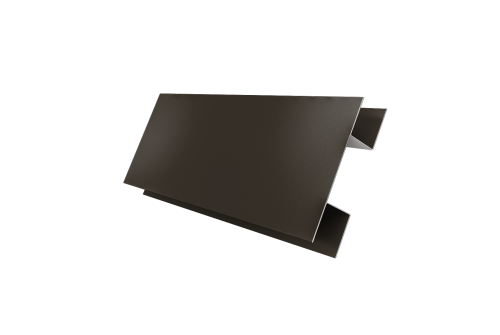 Планка H-образная стыковочная сложная 0,5 Satin Matt RR 32 темно-коричневый (3м)