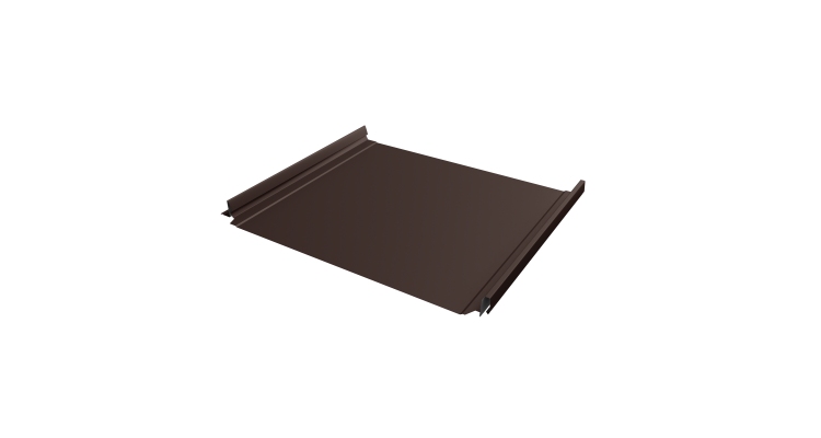Кликфальц Pro Grand Line 0,45 Drap TX с пленкой на замках RAL 8017 шоколад