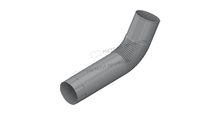 Колено трубы Металл Профиль ПРОЕКТ D150 Ral 7004