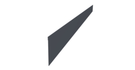 Ламель забора жалюзи Palermo 0,5 Atlas X RAL 7024 мокрый асфальт