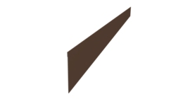 Ламель забора жалюзи Palermo 0,5 PurPro RAL 8017 шоколад